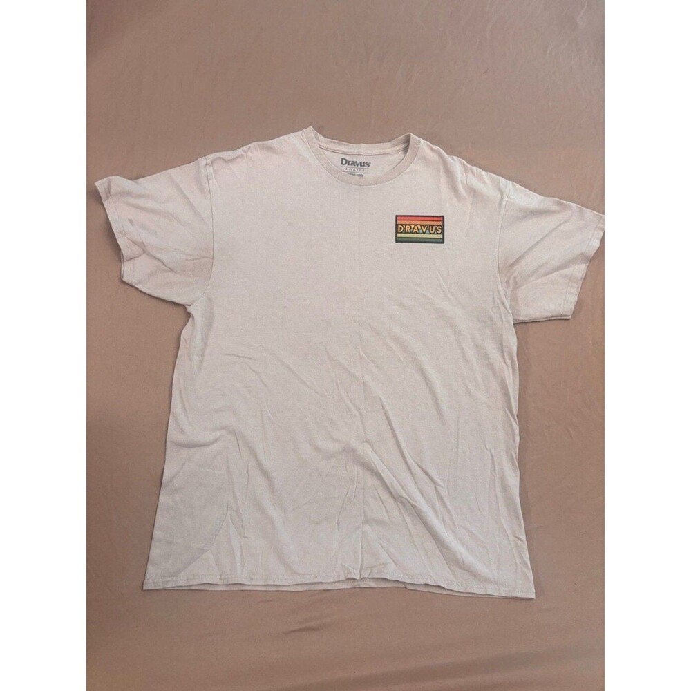 Dravus T-shirt Men's XL Beige Short Sleeve
